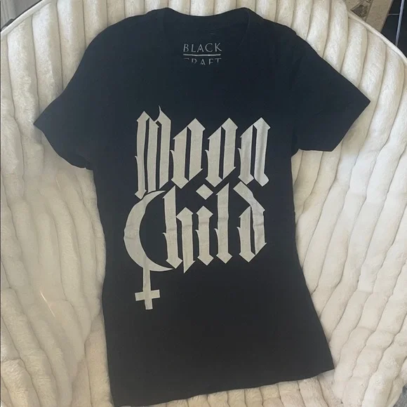 BlackCraft Women's Black Moon Child Tee - Picture 1 of 5